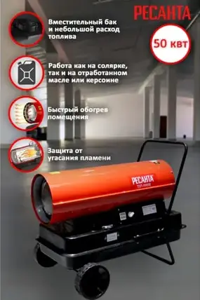 Дизельная пушка Ресанта ТДП-50000