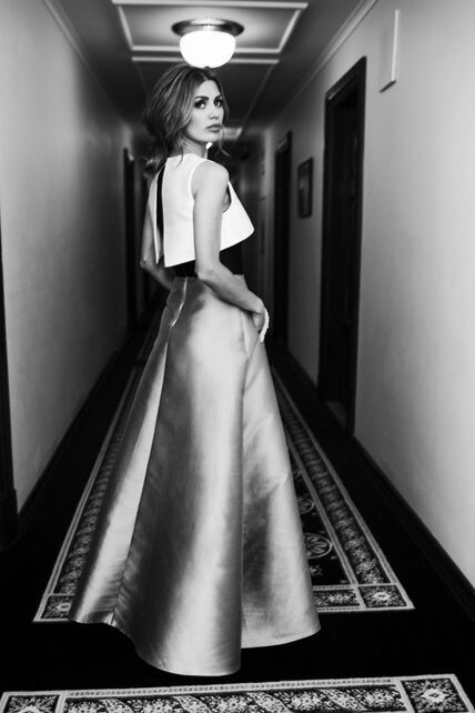 Monochrome evening dress new arrivals