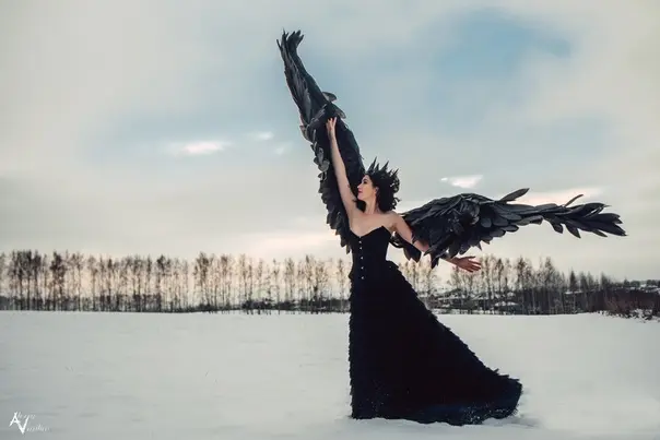 Платье "Черный Лебедь"